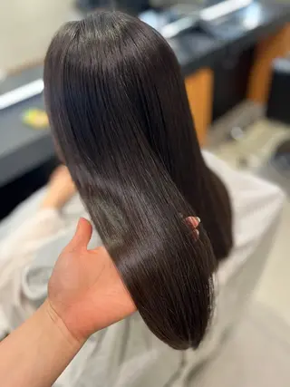 セミロング 髪質改善・水素カラー ARIA（ému）のヘアスタイル