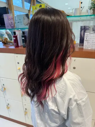 セミロング 日置 大智のヘアスタイル