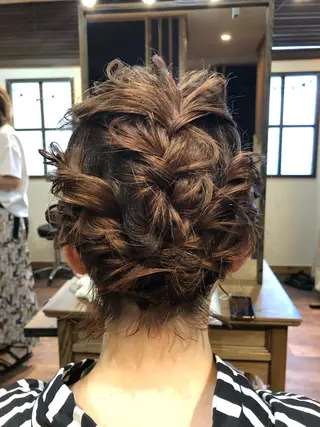 ショート ヘアアレンジ ✨🌿大人可愛い愛さ れhair🌿✨松本のヘアスタイル