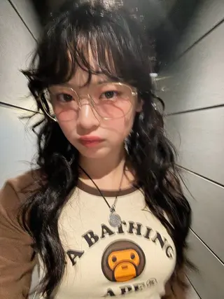 セミロング パーマ おしゃれパーマ /サトシ🌀のヘアスタイル