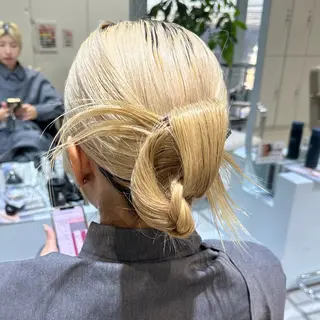 セミロング ヘアアレンジ なりた るいのヘアスタイル