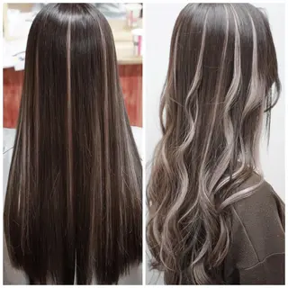 ロング カラー ヤナ マネージャーのヘアスタイル