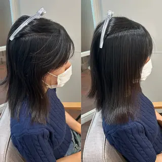 ミディアム パーマ CURIO/南船場 /RIN💈🍎のヘアスタイル