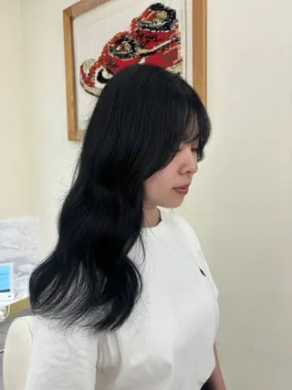 ロング レイヤーカット/髪質 改善/momo🎀のヘアスタイル