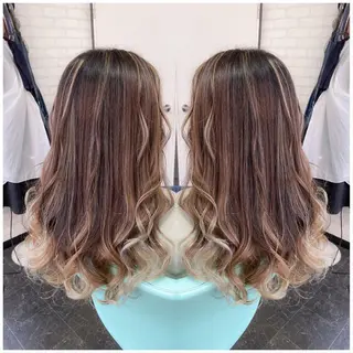 ロング カラー ヘアアレンジ Kimura Shinyaのヘアスタイル