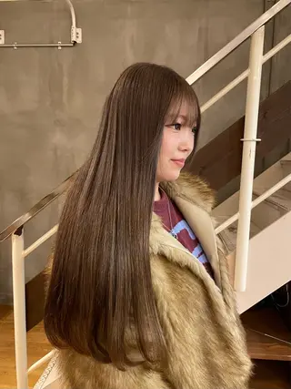 ロング カラー 北堀江/透明感カラー /レイヤー/じゅきのヘアスタイル