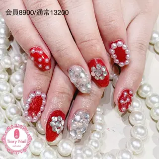 ネイル 💗🪽Tiary Nail🪽💗のネイルデザイン