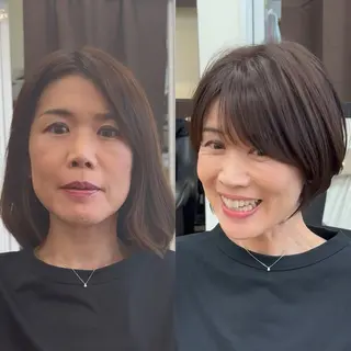 ショート 🌈銀座、ボブ ショート🌈にっしーのヘアスタイル