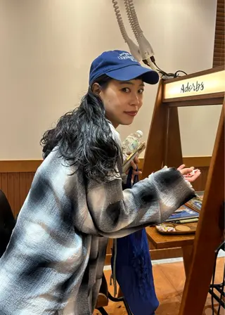 ロング パーマ SASAnagano 堀内未梨のヘアスタイル