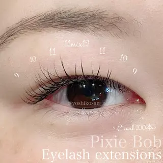 マツエク・マツパ Pixie Bob 🐈‍⬛　位田のマツエク・マツパデザイン