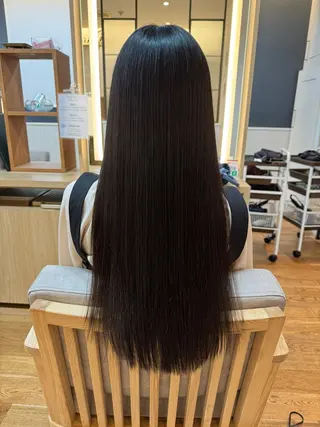 ロング 髪質改善/縮毛矯正✨ 白石ゆいのヘアスタイル