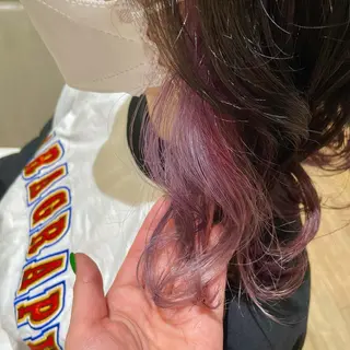 ミディアム カラー パーマ ヘアアレンジ メンズ キッズ ネイル マツエク・マツパ 🫧垢抜けヘア🫧 SHIORIのヘアスタイル