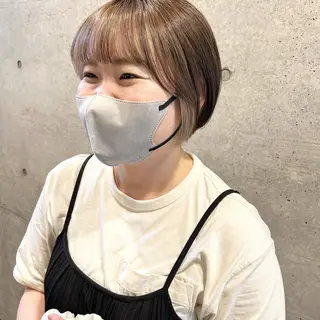ショート カラー 後藤紗英/髪質改善 /オリーブベージュのヘアスタイル