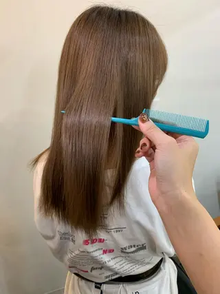 セミロング 🤍韓国ヘア🇰🇷 タバタサオリ🤍のヘアスタイル