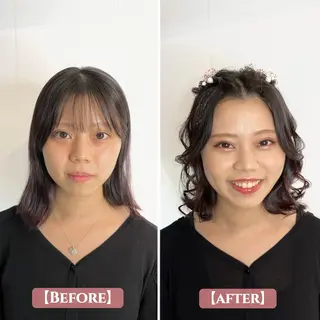 参列・イベントヘア♡ ゆいなのヘアスタイル