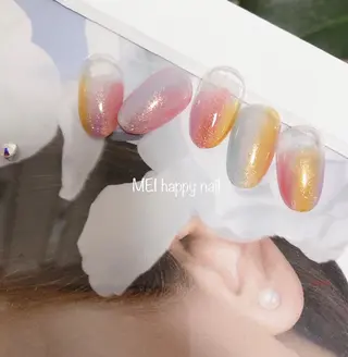 ネイル 北浦和 自爪育成ケアのネイルデザイン