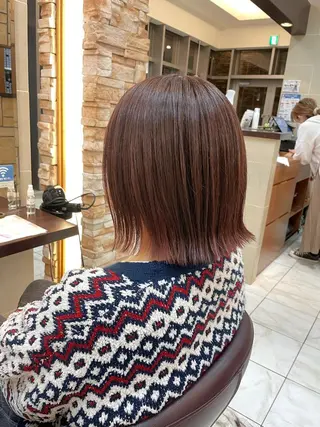 ショート カラー パーマ ヘアアレンジ メンズ キッズ 木下 修兵のヘアスタイル