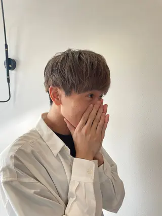 ショート カラー メンズ 宇野 颯太のヘアスタイル