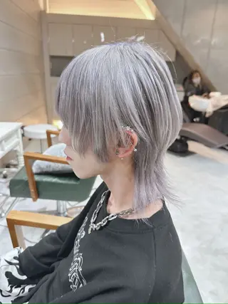 ショート 【💖ブリーチ/ 縮毛矯正】あおい🌷のヘアスタイル