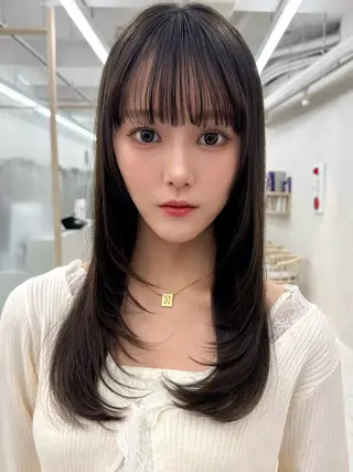 ロング ショート/ボブ/ 白髪ぼかし/しんやのヘアスタイル