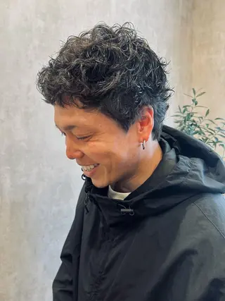 パーマ メンズ 🌵ｵｶﾓﾄ 🌵のヘアスタイル