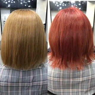 ミディアム カラー レイヤー×髪質改善✨ 渋谷/佐藤侑哉のヘアスタイル