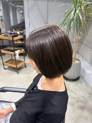 ミディアム カラー ナチュラルカラー リタッチ　あんりのヘアスタイル