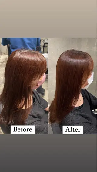 ミディアム Ainoa nouer所属・✨髪質改善/代々木 新宿/縮毛矯正✨のヘアスタイル