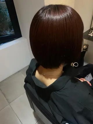 ショート riria/ボブ /ブラウンカラー🎀のヘアスタイル