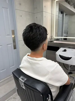 ショート メンズ CHROM TOKYO A.L.T所属・【メンズ・パーマ】 藪 清正のヘアスタイル