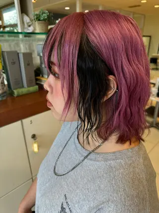 ミディアム 日置 大智のヘアスタイル