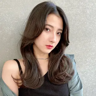 ミディアム 髪質改善/縮毛矯正/ 韓国ヘア/矢野のヘアスタイル