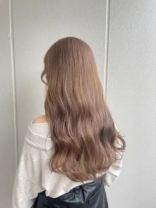 ロング カラー ヘアアレンジ 艶髪✨寒色カラー✨ 翁長孝輔のヘアスタイル