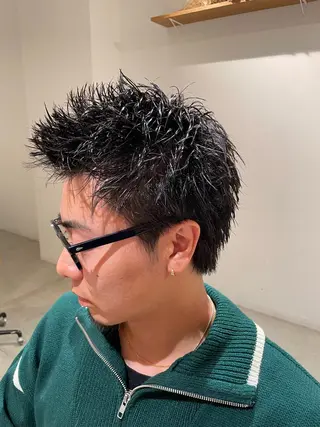 ショート c2川口所属・杉井 響のヘアスタイル