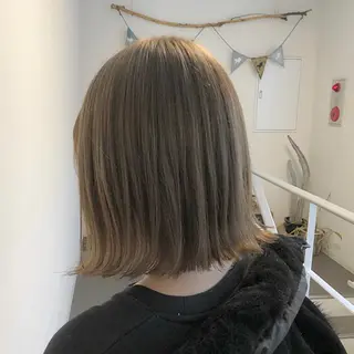 ミディアム カラー GPIP 近藤沙樹のヘアスタイル