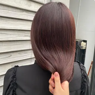 ミディアム カラー 🪭risa 暖色/レイヤー🪭のヘアスタイル