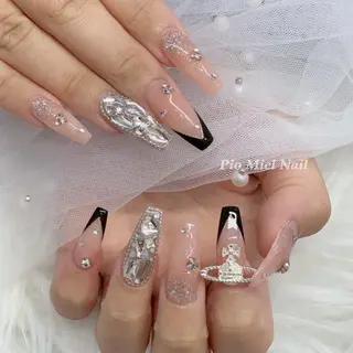 ネイル HANA 長さだしのネイルデザイン