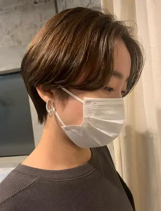 ショート 西山 紗耶香🪽 透明感カラー/ボブのヘアスタイル