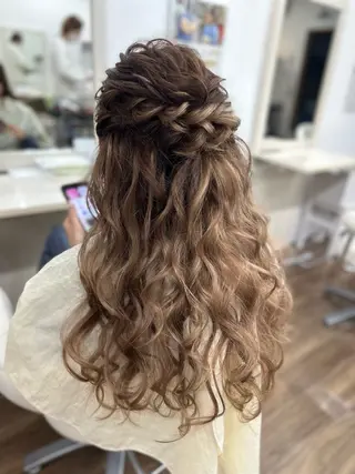 ヘアアレンジ GLOSS 心斎橋 山上のヘアスタイル