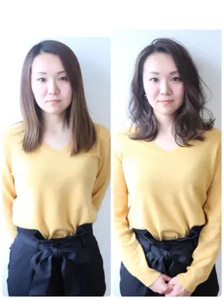 ミディアム カラー Elsa所属・松本 俊樹のヘアスタイル