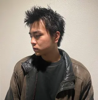 ショート カラー パーマ ヘアアレンジ メンズ 💎髪質改善特化💎 RUITOのヘアスタイル