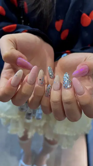 ネイル ハイトーン/レイヤー nail 百咲💌のヘアスタイル