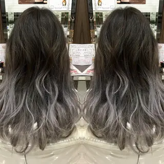 セミロング カラー 寺内 紳悟のヘアスタイル