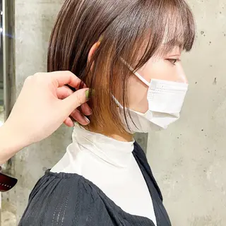 ショート カラー ボブヘアカット Rikapi❤️のヘアスタイル