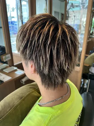 メンズ FERIAあべの店 瀧本岬のヘアスタイル