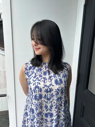 ミディアム あやか /カットモデル募集のヘアスタイル