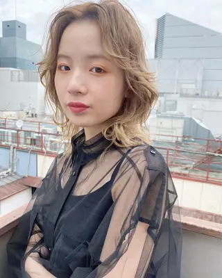 ロング カラー 🧡色落ちまで2度綺 麗なカラー🧡ヨシキのヘアスタイル