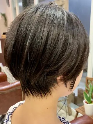 ショート ✨圧倒的満足度◎ 小顔美人ショート✨佃のヘアスタイル