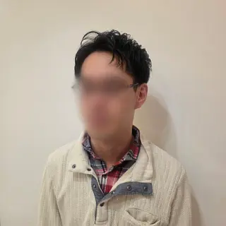 メンズ レナークソワン ちだしえりのヘアスタイル