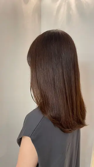 セミロング カラー 🎀無料モデル様 募集中💖ゆりのヘアスタイル